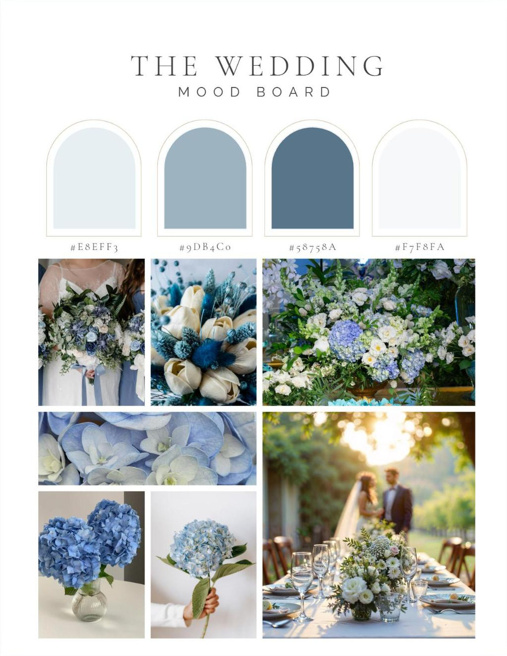 Mood board page